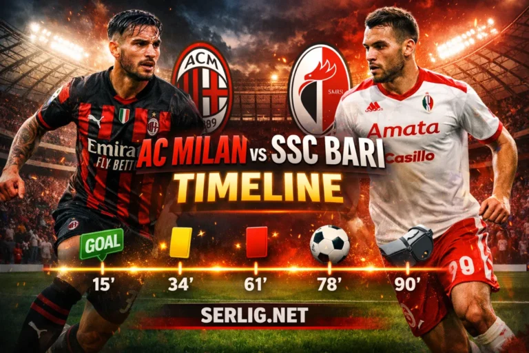 ac milan vs ssc bari timeline