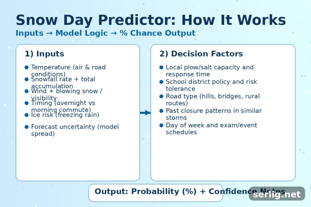 Snow Day Predictor Works