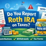 do you report roth ira on taxes