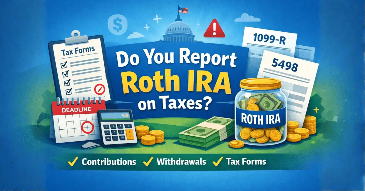 do you report roth ira on taxes