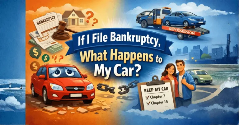 if i file bankruptcy what happens to my car