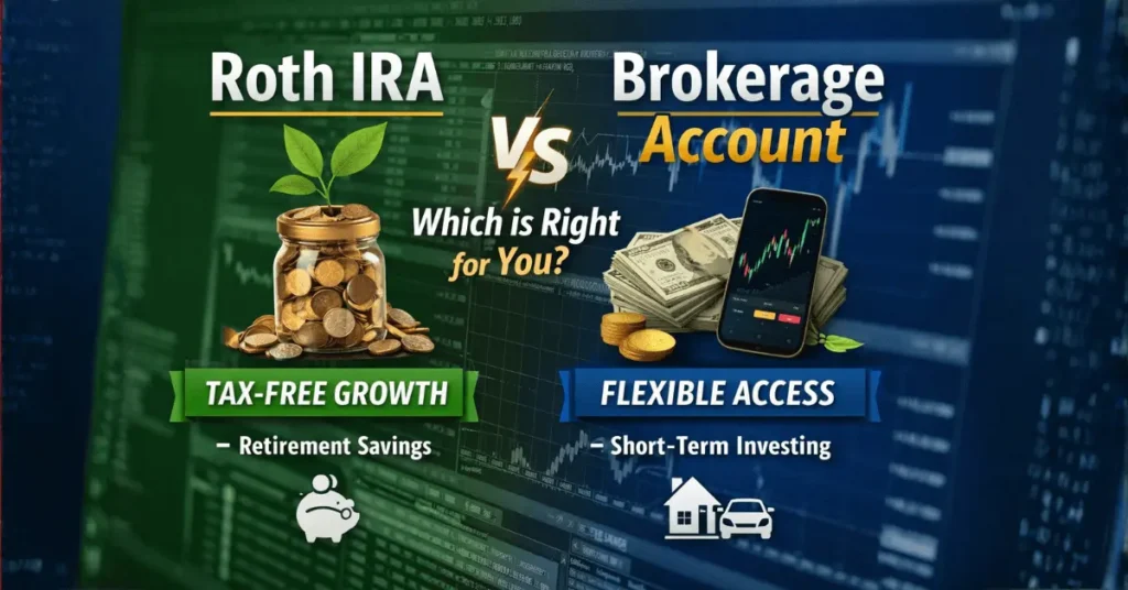 Roth IRA vs Brokerage Account: Key Differences Explained 2 roth ira vs brokerage account